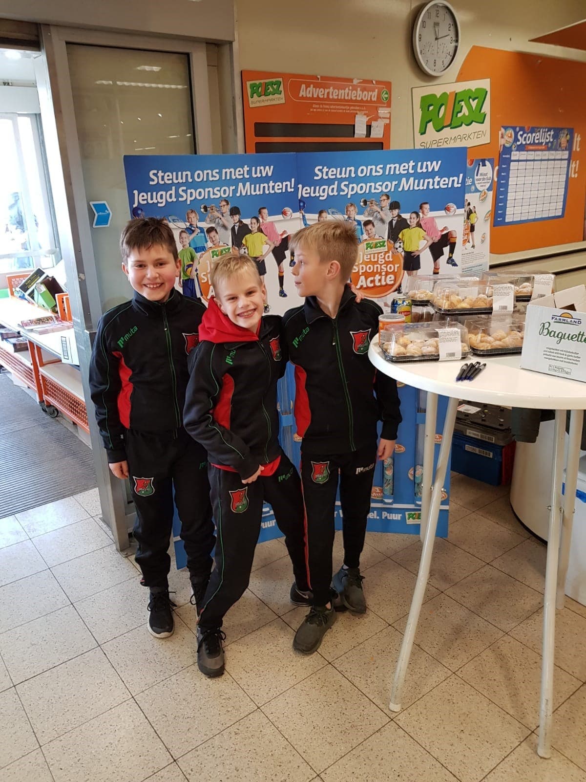 Tussenstand Jeugd Sponsor Actie Poiesz De Westereen
