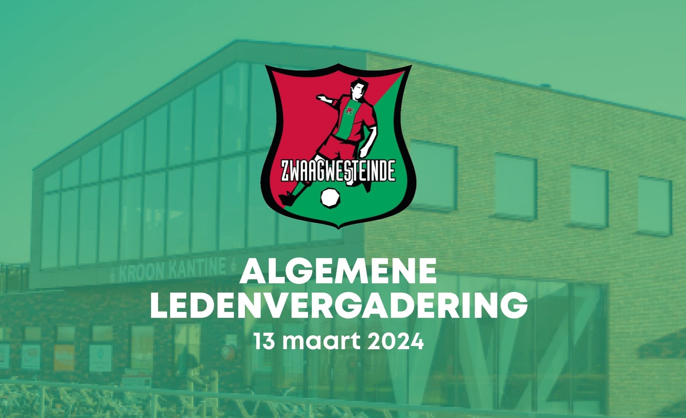 Algemene ledenvergadering 13 maart