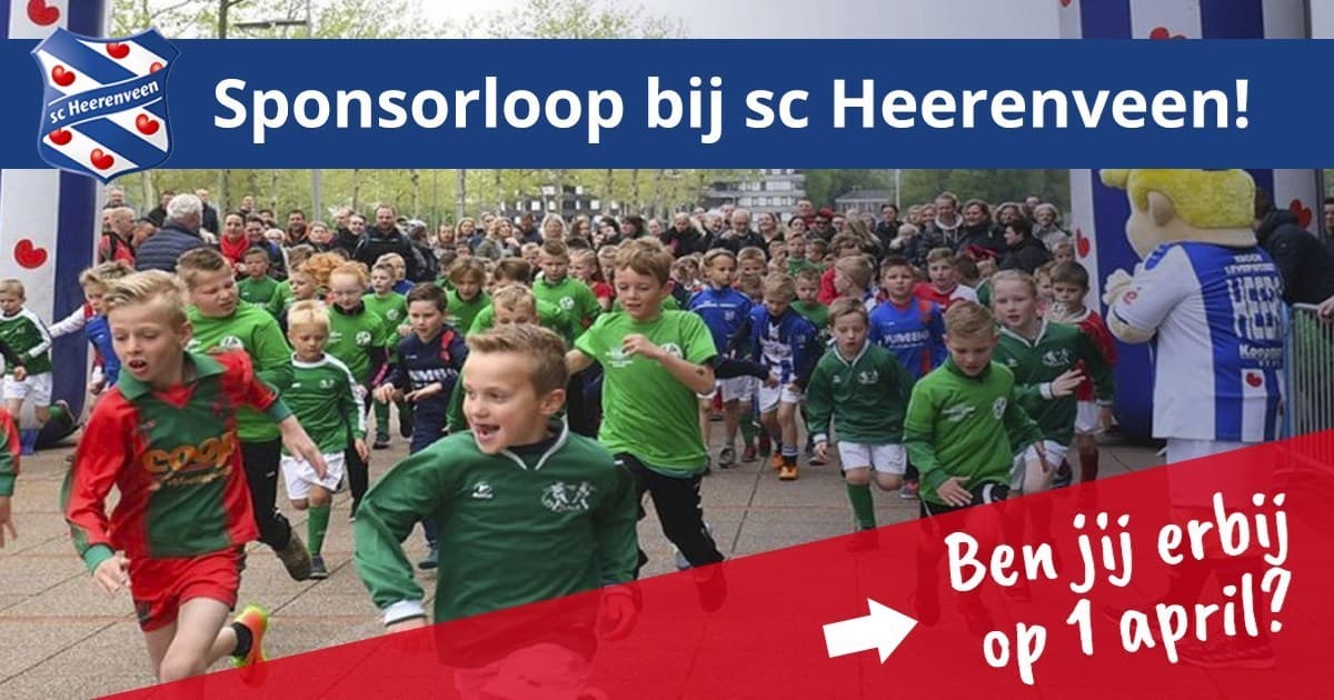Start actie Sponsorloop vv Zwaagwesteinde