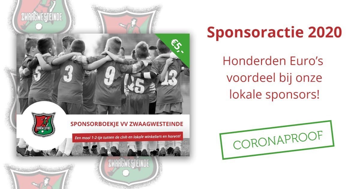 Start verkoop sponsorboekjes vv Zwaagwesteinde
